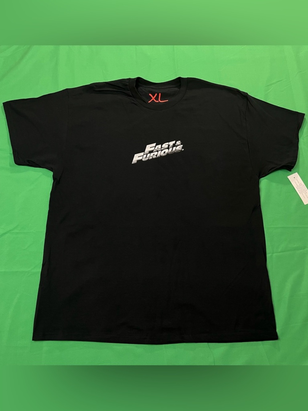 Y2K Fast & Furious Logo Black T-Shirt (Brand New Condition) Movie Franchise Tee